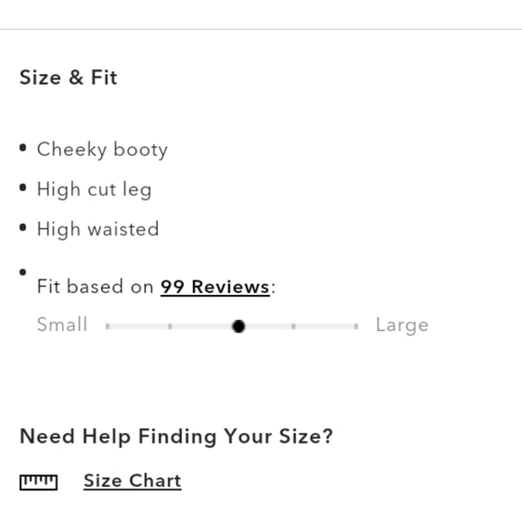 Sold 🆕️ NWT Aerie Waffle High Cut Cheeky Bikini Bottom - Picture 8 of 8